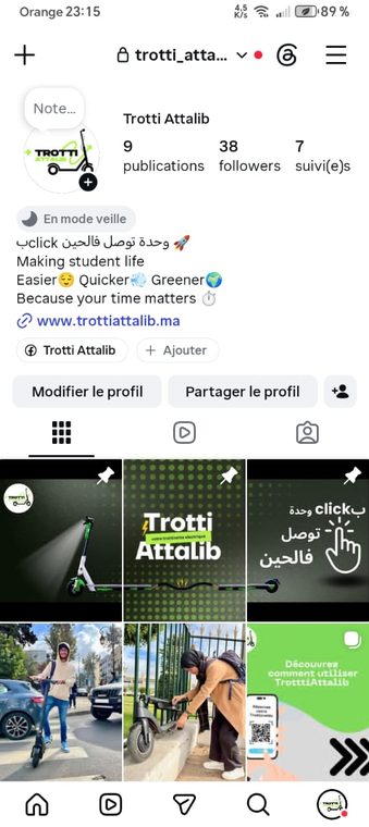 Trotti Attalib Instagram profile